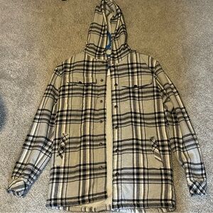 Plaid Hooded Jacket